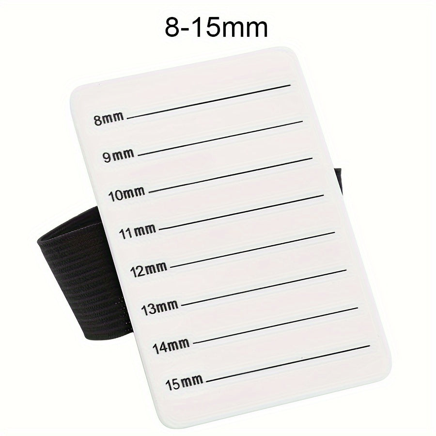 1pc Acrylic Eyelash Extension Organizer, False Lash Stand Tile Palette, Lash Holder with Belt Graft Scale Tools, Alcohol-Free, Formaldehyde-Free, No Power Required, Battery Not Included, Beauty & Personal Care Accessories
